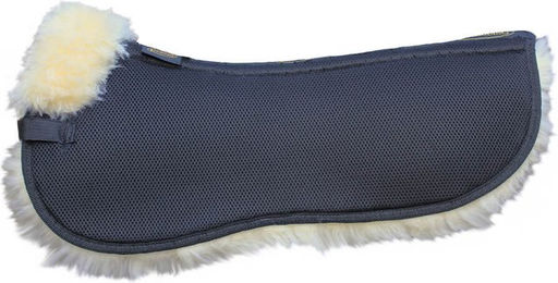 Euroriding AirTec Sattelkissen Lammfell in Schwarz oder Natur Größe S – Bild 1 von 1