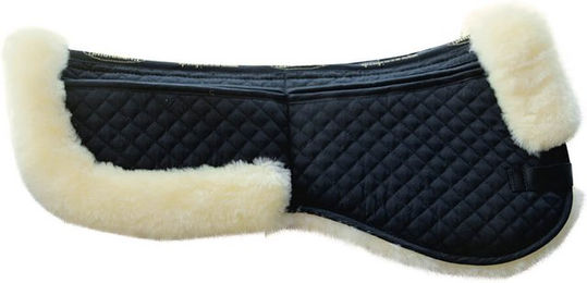 Euroriding Correction Pad Sattelunterlage aus Naturwolle Schwarz Größe M – Bild 1 von 2