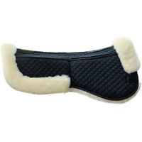 Produktbild von Euroriding Correction Pad Sattelunterlage aus Naturwolle Schwarz Größe M