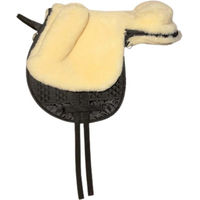 Produktbild von Euroriding Fellsattel für Ponys mit Natur-Lammwolle in Beige