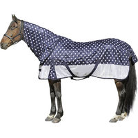 Produktbild von Euroriding Fliegendecke für Pferde Blue Stars aus Polyester 155 cm