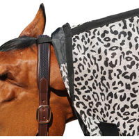 Produktbild von Euroriding Fliegendecke für Pferde Leopard Muster aus Nylon 115 cm