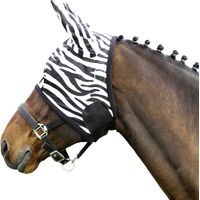 Produktbild von Euroriding Fliegenmaske Zebra Muster Größe M