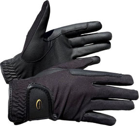 Euroriding Handschuhe Husby aus Kunstleder in Schwarz Größe 7 – Bild 1 von 2