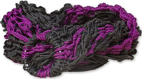 Produktbild von Euroriding Heunetz engmaschig schwarz lila bunt