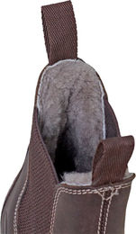 Euroriding Jodhpur Stiefelette Konik aus Leder mit Zehenschutzkappe für den Winter – Bild 1 von 4