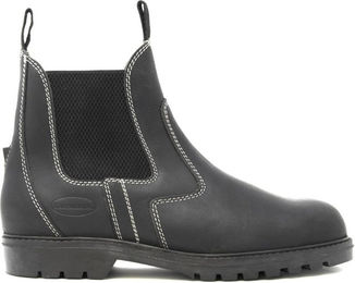 Produktbild von Euroriding Jodhpur Stiefelette Konik aus Leder Schwarz mit Zehenschutzkappe Größe 45