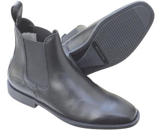 Produktbild von Euroriding Jodhpur Stiefeletten aus Leder Schwarz Größe 38