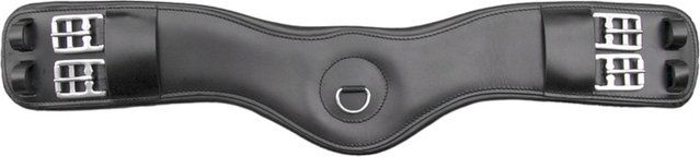 Euroriding Kurzgurt Cannes EuroClub aus Leder Schwarz 75 cm – Bild 1 von 1