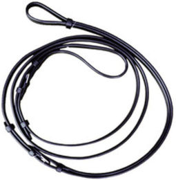 Euroriding Laufferzügel Natural Line Schwarz Größe Warmblut – Bild 1 von 1