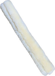 Euroriding Martingal- und Vorderzeugschoner aus Lammfell in Schwarz 60 cm – Bild 1 von 2