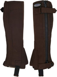 Euroriding Mini Chaps Supreme Unisex Chaps aus Kunstleder Schwarz XS – Bild 1 von 3