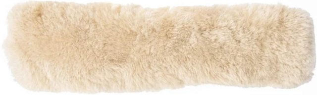 Euroriding Nasen- und Genickschoner aus australischem Lammfell natur 28 cm – Bild 1 von 1