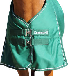 Euroriding Outdoor-Decke Think Green aus Recycling-Nylon in Grün - 100 g – Bild 1 von 2