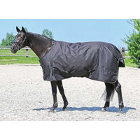 Produktbild von Euroriding Outdoordecke Tallinn 1200D Schwarz L-145 cm