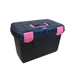 Euroriding Putzbox Arrezzo Sattelzubehör aus Kunststoff in Schwarz/Rosa – Bild 1 von 2