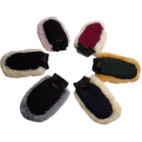 Produktbild von Euroriding Putzhandschuh Puha 3 mit Lammfell aus Leder