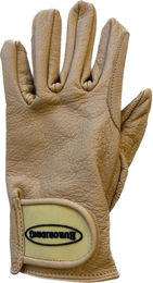 Euroriding Reithandschuh aus Hirschleder in Beige – Bild 1 von 2