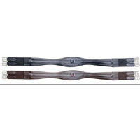 Produktbild von Euroriding Sattelgurt EC Calais aus Leder Schwarz 130 cm