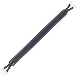 Produktbild von Euroriding Sattelgurt mit Gitterschaum Schwarz 130 cm
