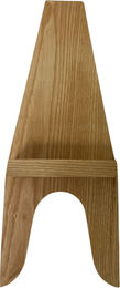 Euroriding Stiefelknecht aus geöltem Holz in Braun – Bild 1 von 2