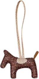 Euroriding Taschenanhänger Glücksbringer Braun Gold – Bild 1 von 2