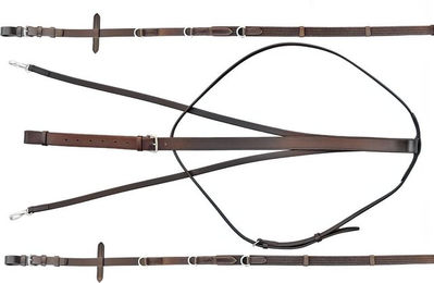 Euroriding Thiedemann Kombination Chatel für Warmblut in Braun – Bild 1 von 2