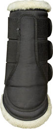 Euroriding Ultra H-Gamaschen für Pferde aus Nylon Schwarz XL – Bild 1 von 3