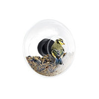 Produktbild von Eva Solo Fensterfutterkugel Vogelfutterhaus aus Glas und Edelstahl Ø 14,5 cm