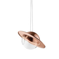 Produktbild von Eva Solo Vogelfutterhaus Saturn Futterspender aus Kupfer mit transparenter Glaskugel