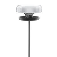 Produktbild von Eva Solo Vogelfutterstation aus Glas und Edelstahl in Schwarz und Transparent Ø 22 cm - 2 l