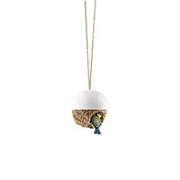 Produktbild von EVA SOLO Vogelhaus aus Weide für Meisen in Weiß