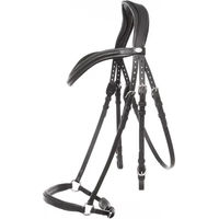 Produktbild von Everado Kavalkade Anatomisch geformte hannoversche Reittrense aus Leder in Schwarz