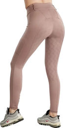 Everlisa Reitleggings Damen Montar Full Grip mit Silikon Grip in Rosa – Bild 1 von 1