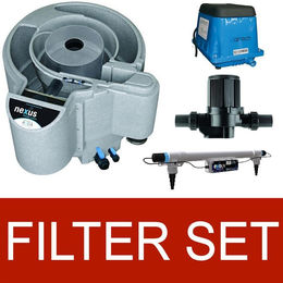 Produktbild von Evolution Aqua Nexus Eazy Set Plus 220 Schwerkraftfilter für den Teich inklusive Pumpe und UVC