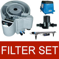 Produktbild von Evolution Aqua Nexus Eazy Set Plus 220 Schwerkraftfilter für den Teich inklusive Pumpe und UVC