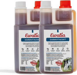 Produktbild von EWALIA Darmvitalsaft für Hunde Doppelpack 2x 1000 ml zur Unterstützung von Magen und Darm