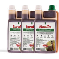 Produktbild von Ewalia Darmvitalsaft für Pferde 3er Pack zur Unterstützung der Magen-Darm-Verdauung