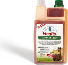 Produktbild von Ewalia Senior-Fit Saft für Pferde zur Unterstützung des Stoffwechsels und Herz-Kreislauf-Systems