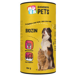 Excellent Biozin Bio Nahrungsergänzung für Hunde und Katzen zur Immunstärkung sowie für Haut und Fell 750 g – Bild 1 von 2