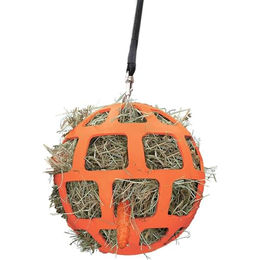 Excellent Hay Slow Feeder Fun & Flex Heunetz für Pferde aus Naturkautschuk Orange Ø 22 cm – Bild 1 von 11