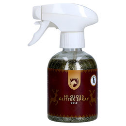 Produktbild von Excellent Horse Christmas Hi Gloss Glitter Spray Gold Fellspray für Pferde 250 ml