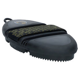 Excellent Horse Flexi Brush Curry Comb Pferde-Bürste aus Kunststoff Schwarz 3,2x17,9cm – Bild 1 von 4