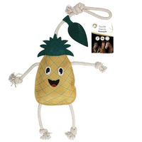 Produktbild von Excellent Horse Foodie Friends Pferdespielzeug Ananas aus Leder Gelb 25 x 15 cm
