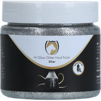 Produktbild von Excellent Horse Hi Gloss Glitter Huflack Silber 150 ml für Pferde - 150 ml