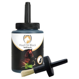 Produktbild von Excellent Horse Huföl Schwarz mit Bürste 500 ml