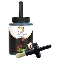 Produktbild von Excellent Horse Huföl Schwarz mit Bürste 500 ml