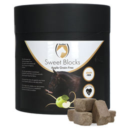 Produktbild von Excellent Horse Pferdeleckerli Sweet Blocks Apfel getreidefrei 1,2 kg - 1,2 kg