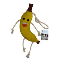 Produktbild von Excellent Horse Pferdespielzeug Foodie Friends Banane aus Leder Gelb 40x12 cm
