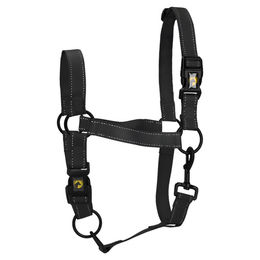 Excellent Horse Premium Halfter für Pferde aus Nylon Schwarz Größe L – Bild 1 von 2